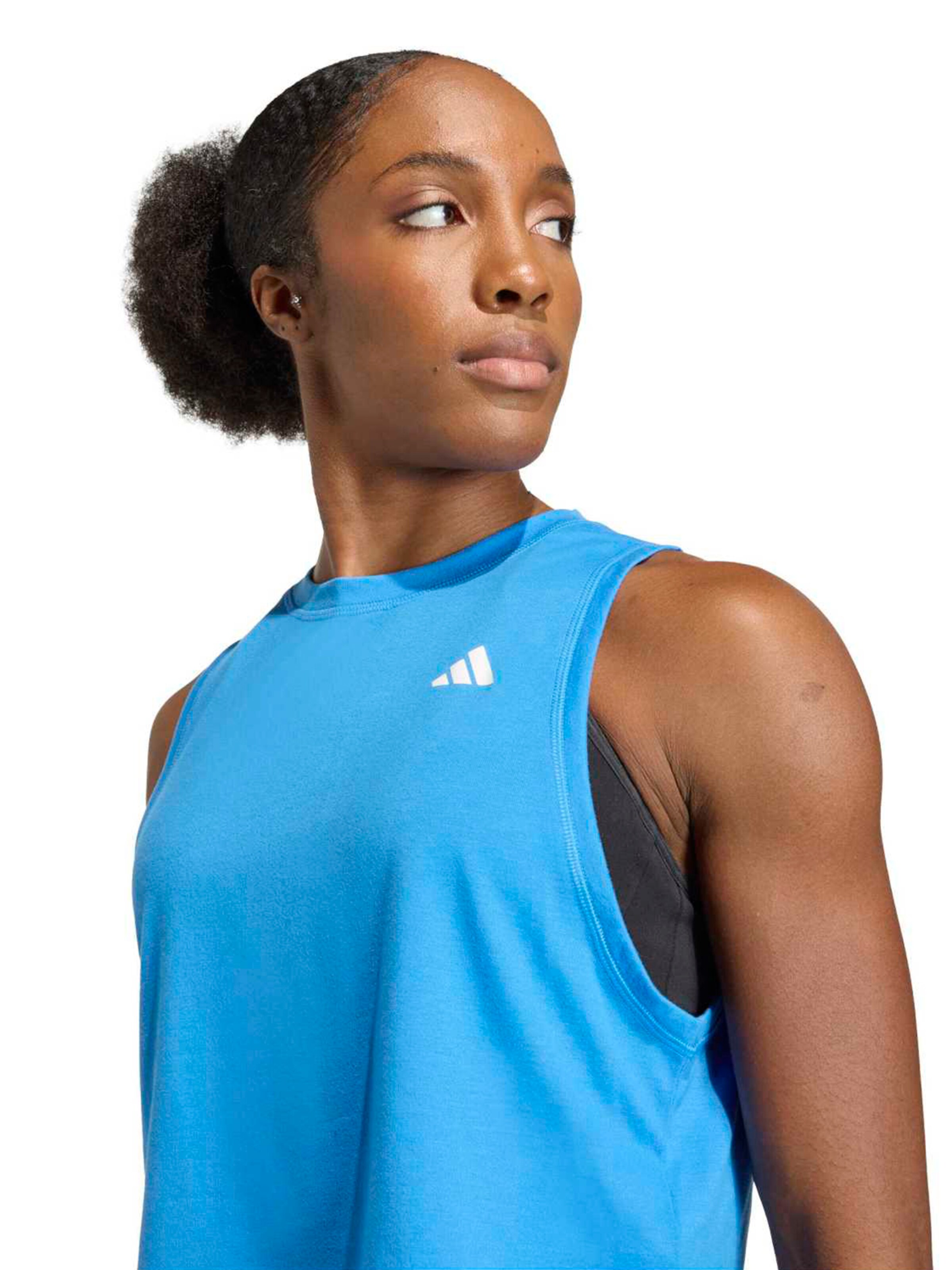 ADIDAS PERFORMANCE Sporttop in Blauw