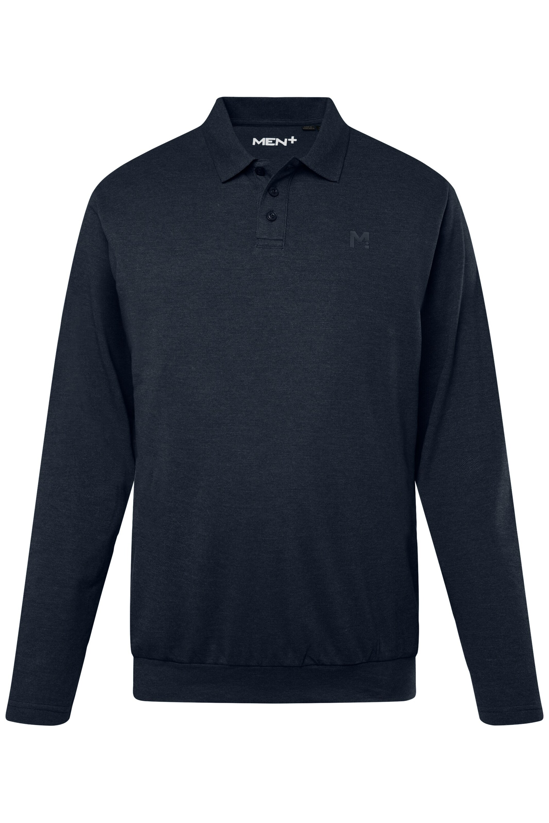 Men Plus Shirt in Blauw: voorkant