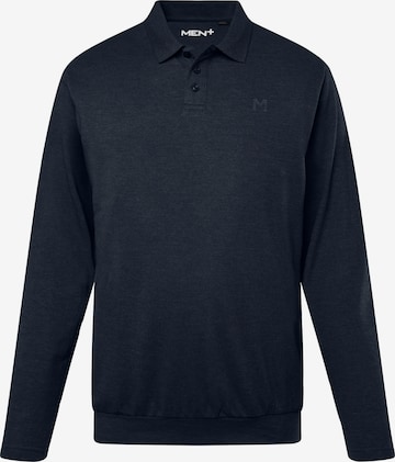 Men Plus Shirt in Blue: front
