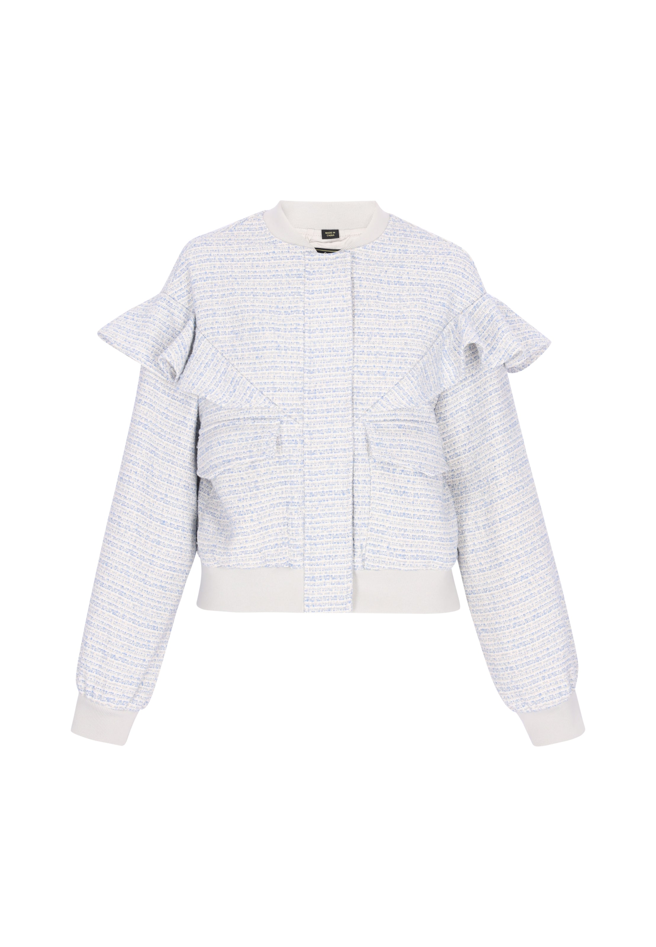 faina Between-season jacket in Blue: front