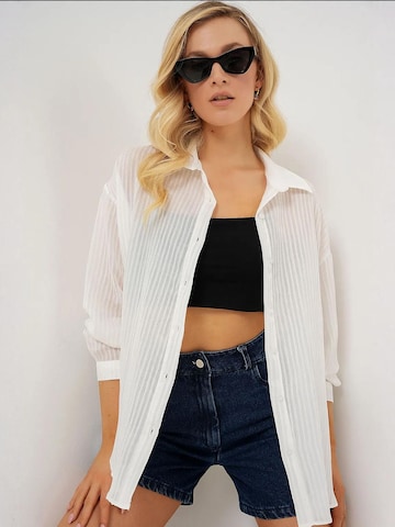 Bigdart - Camisa em branco: frente