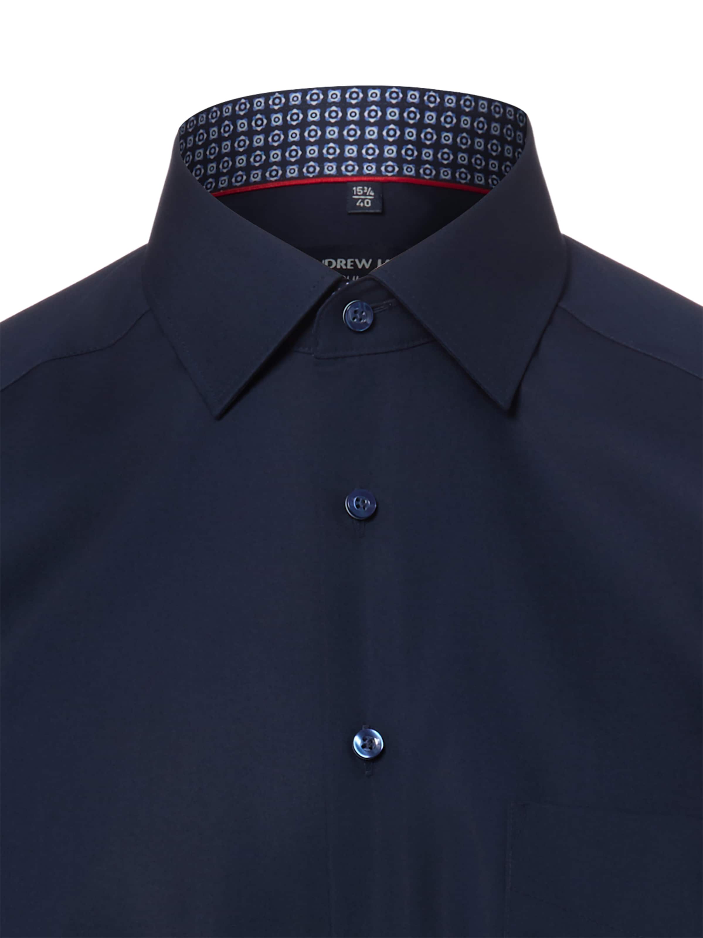 Andrew James Regular fit Overhemd in Blauw