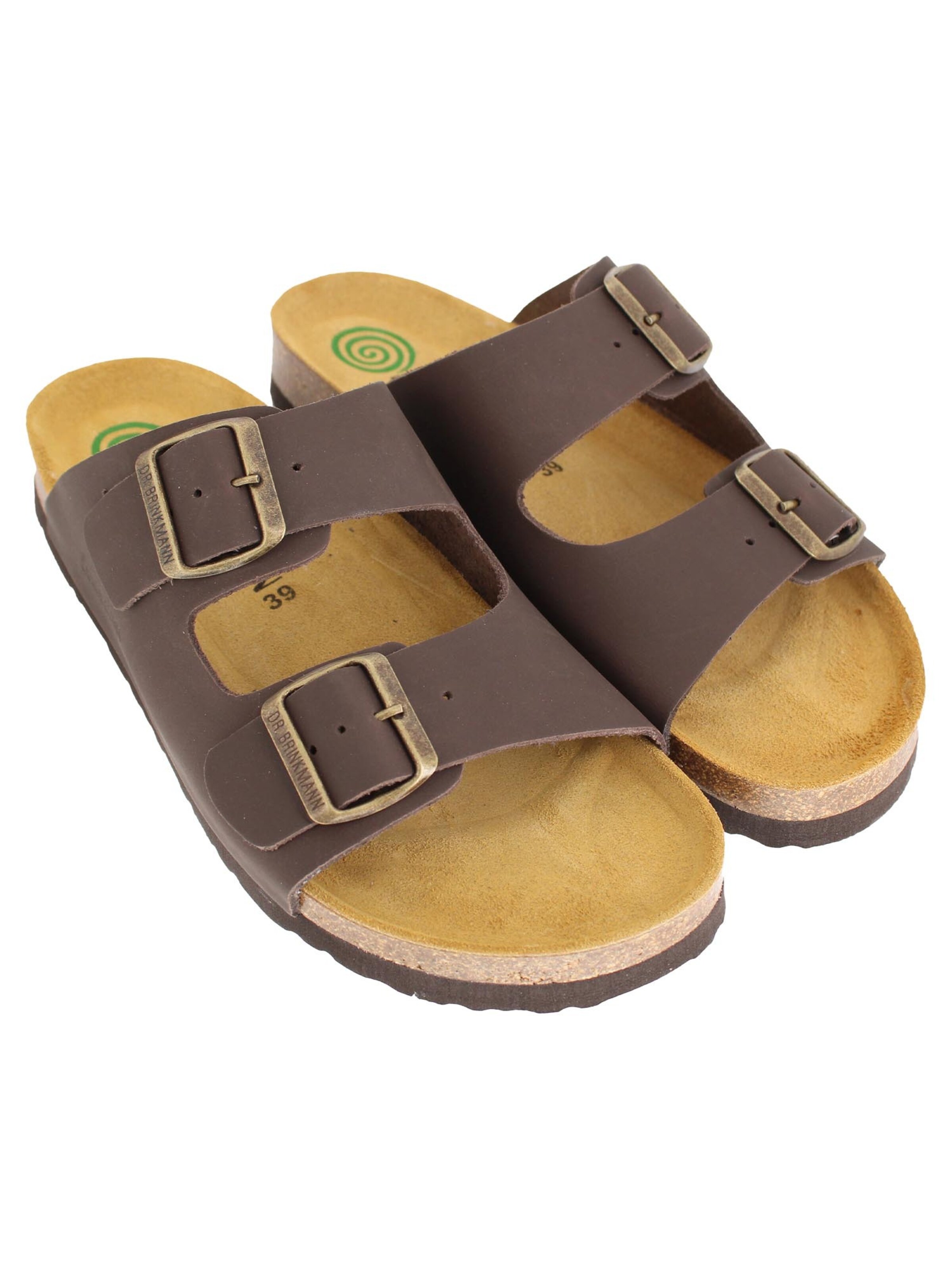 DR. BRINKMANN Mules 'Bonillo' in Brown