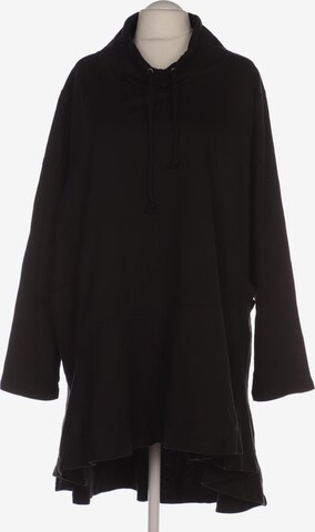 Ulla Popken Sweatshirt & Zip-Up Hoodie in 11XL in Black: front