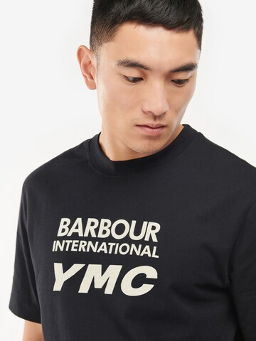 Barbour International Tričko 'Horsted' - Čierna
