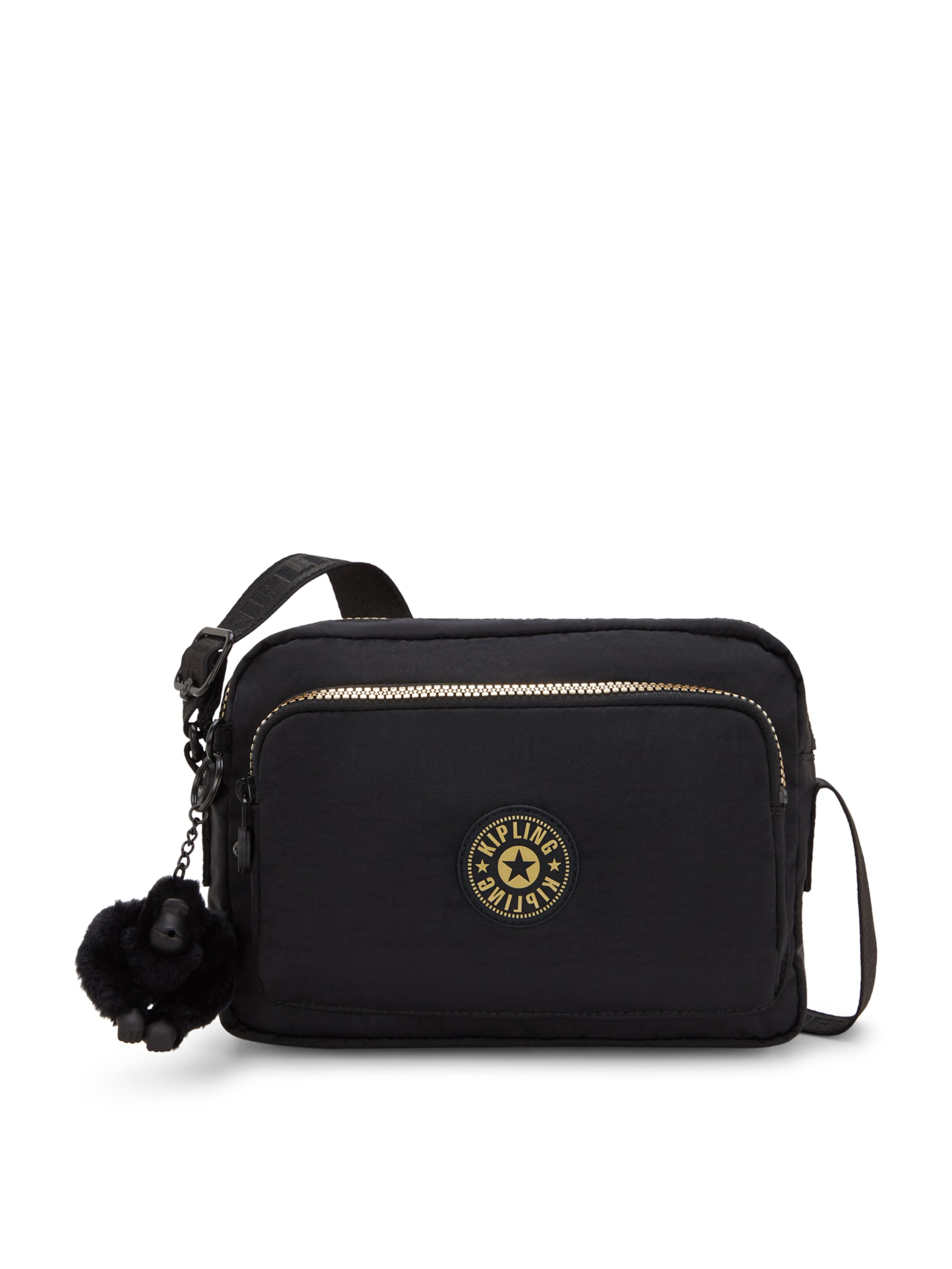 KIPLING Õlakott &#x27;Abanu&#x27;, värv must: eest vaates