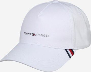 TOMMY HILFIGER Cap '1985 Downtown' in Weiß: predná strana