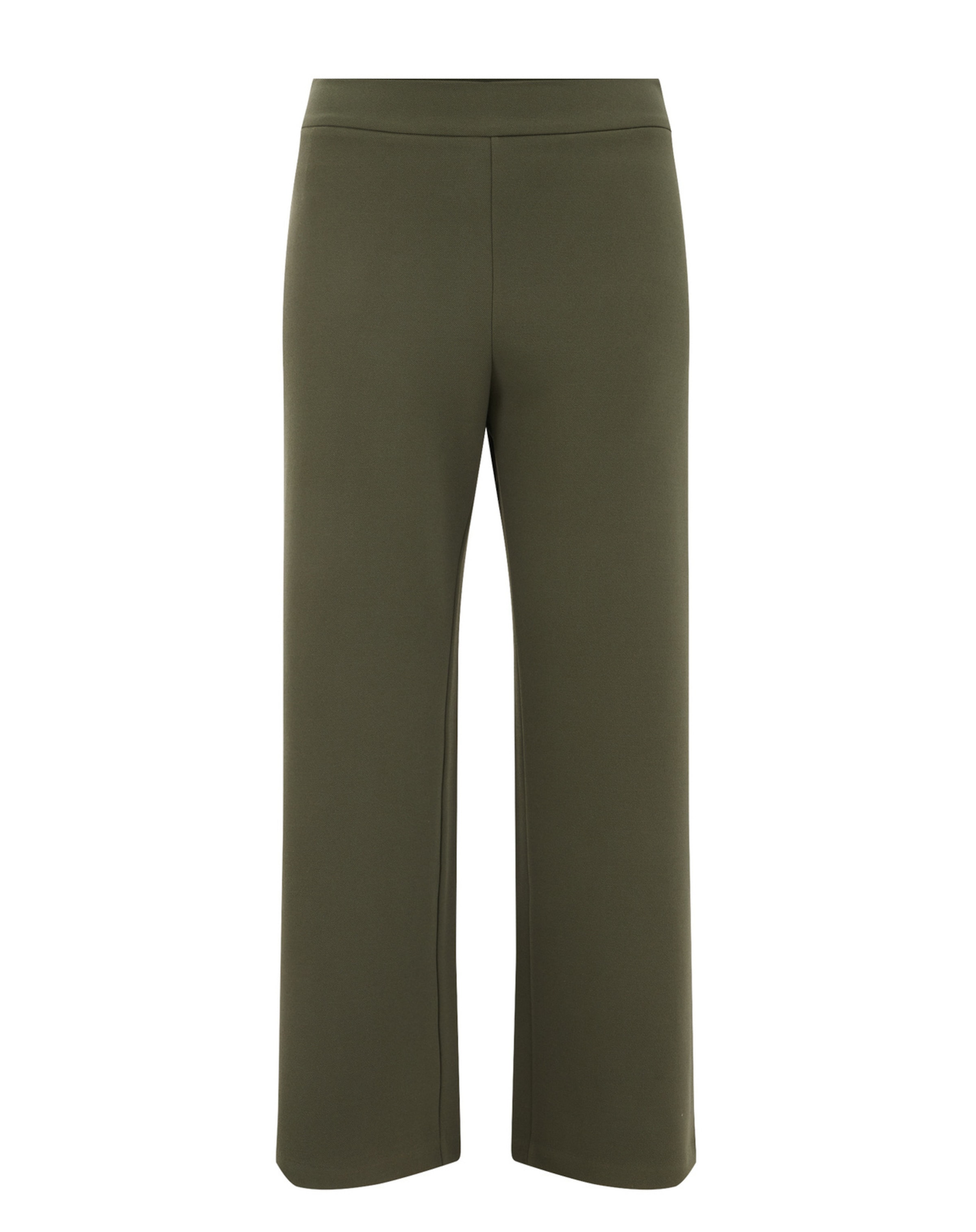 WE Fashion Normální Kalhoty – zelená: přední strana