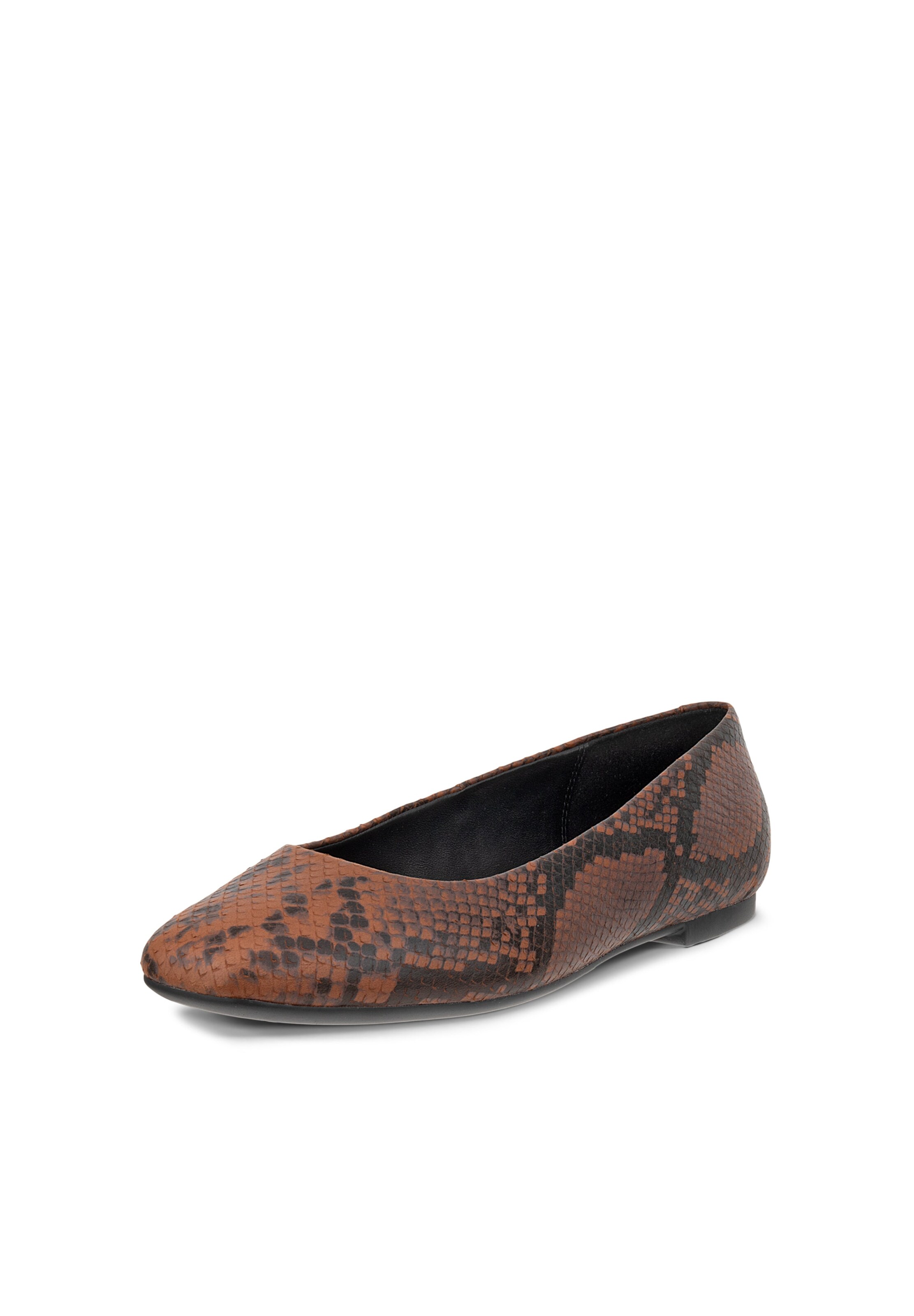 ECCO Ballerina 'MARGOT' in Braun: Vorderseite