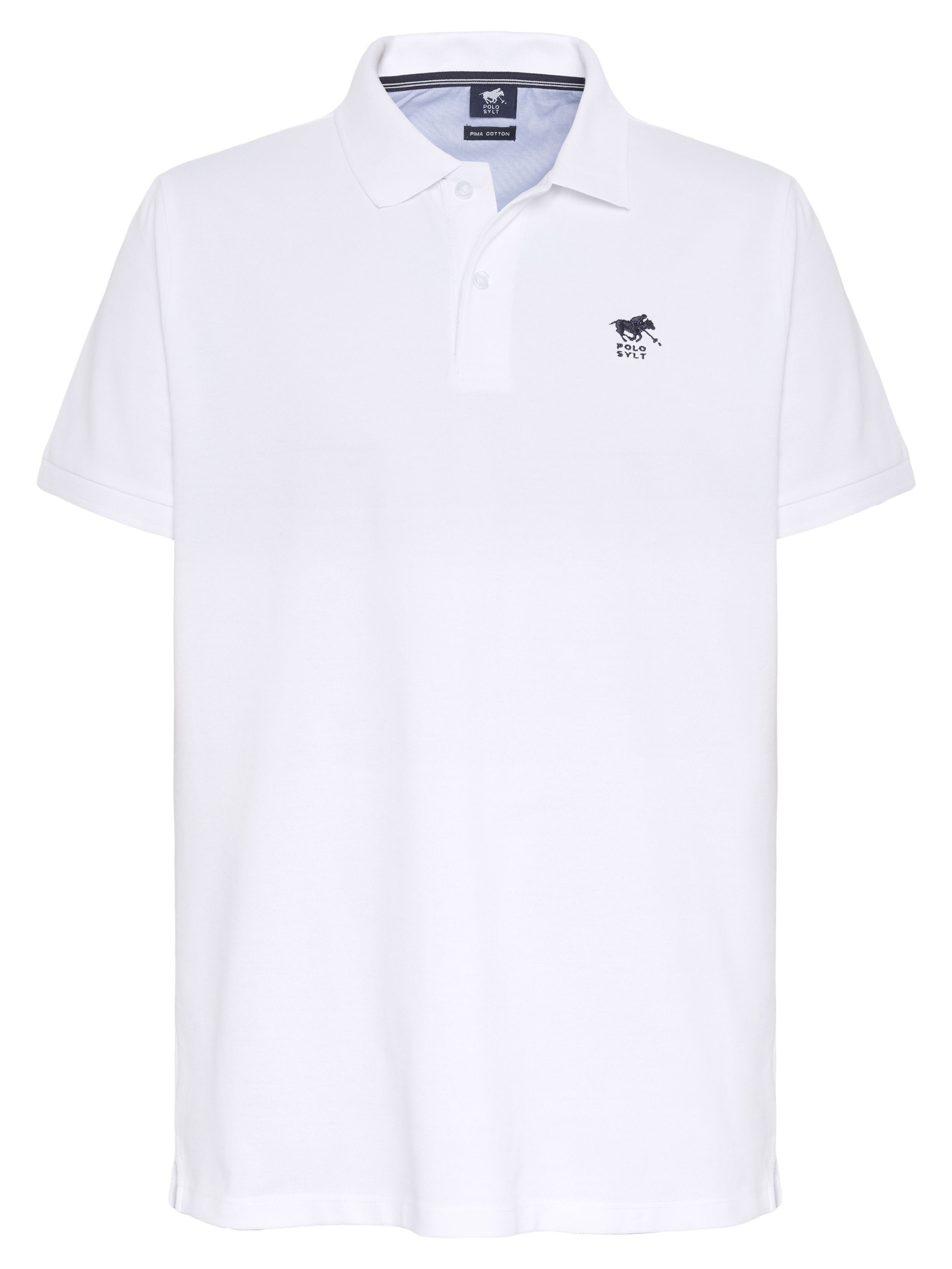 Polo Sylt Shirt in White: front