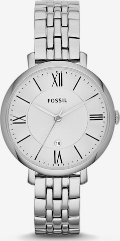 FOSSIL Analogové hodinky 'Jacqueline' – stříbrná: přední strana
