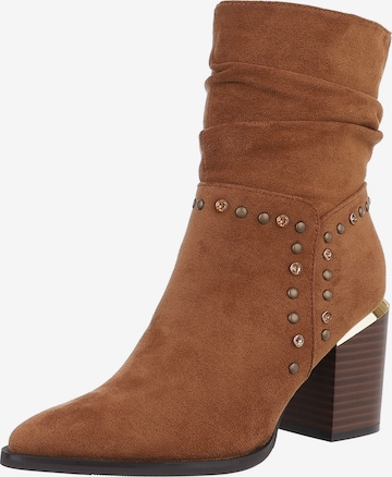 Ital-Design Stiefelette in Beige: Vorderseite