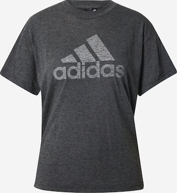 T-shirt fonctionnel 'Future Icons Winners 3.0' ADIDAS PERFORMANCE en gris : devant