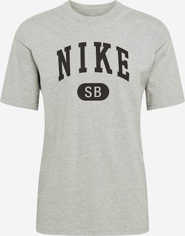 Tricou de la Nike SB pe gri: față