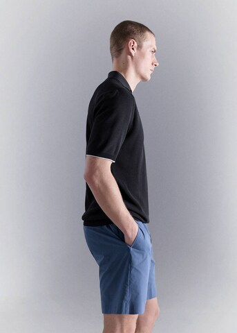 MANGO MAN Shirt 'Milo' in Black