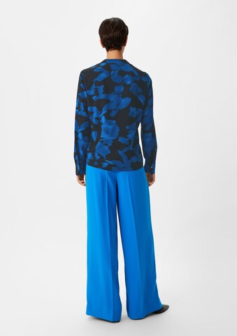 COMMA Blouse in Blue: back