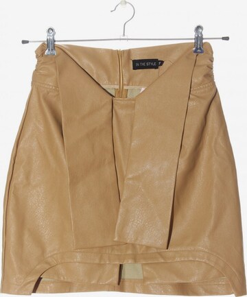 In The Style Skirt in M in Beige: front