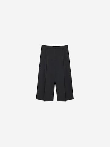 Dilvin Wide leg Trousers 'Shorts' in Black