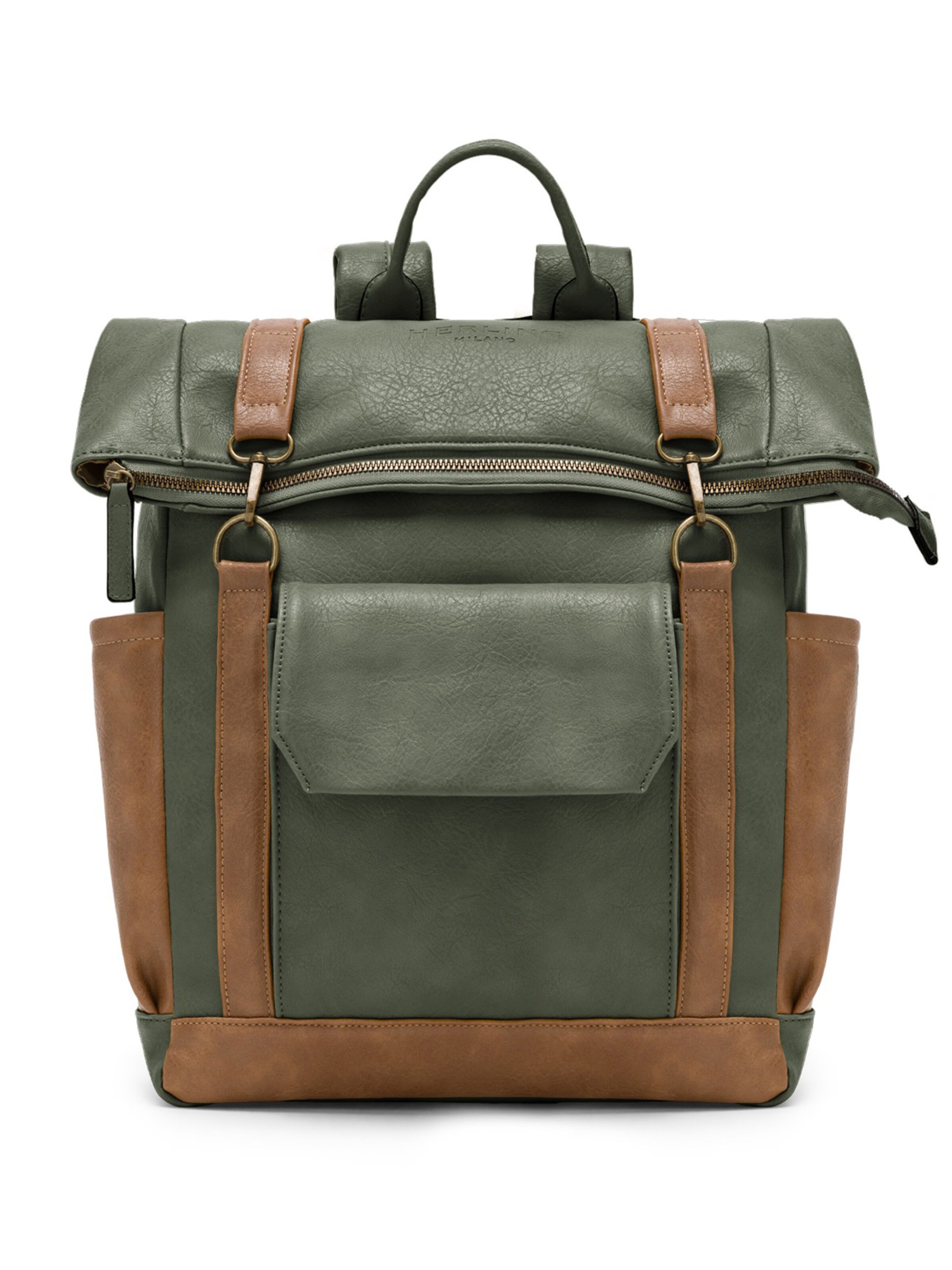 Herling Backpack 'Quinlan' in Green: front