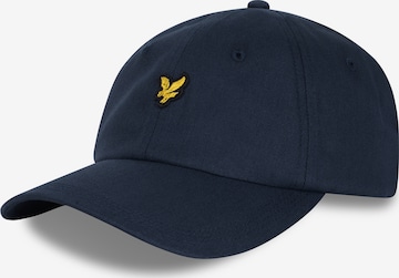 Cappello da baseball di Lyle & Scott in blu: frontale