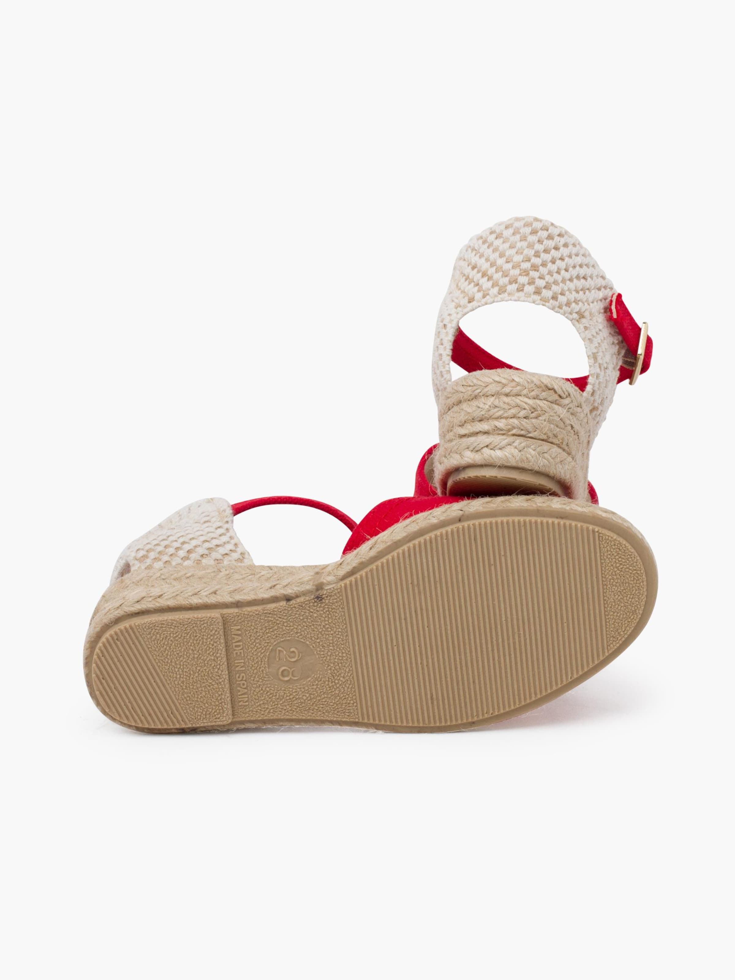 Pisamonas - Sandalias en rojo