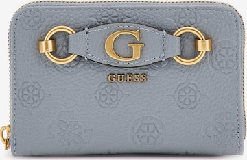 GUESS Wallet in Blue: front