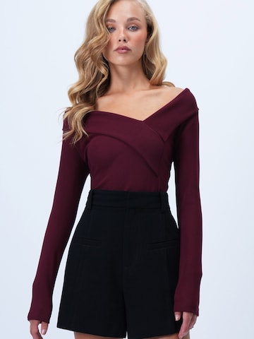 Maglietta di Trend Alaçatı Stili in rosso