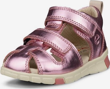 ECCO Sandals 'Mini Stride' in Pink: front