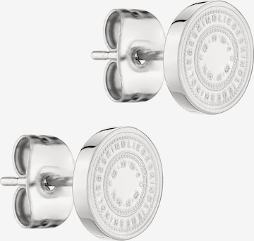 Boucles d'oreilles Liebeskind Berlin en argent : devant