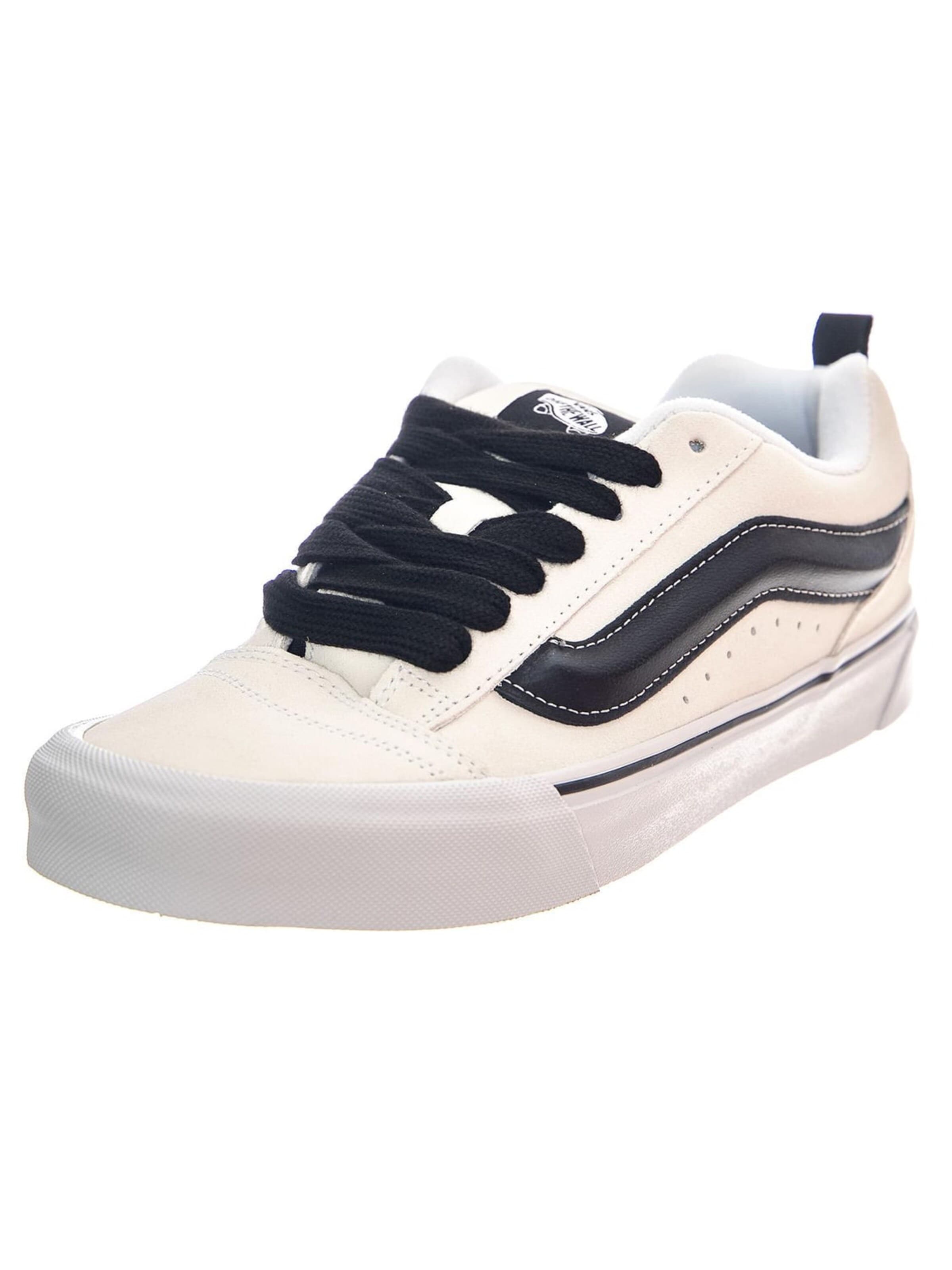 VANS Sportlicher Schnürschuh 'Knu School Suede White / Black'‌‌‌ in Weiß: Vorderseite