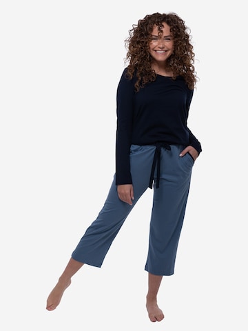 Ammann Pajama 'Night & Home' in Blue