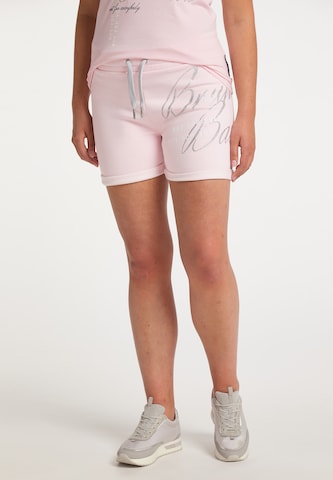 BRUNO BANANI Regular Shorts 'Simmons' in Pink: predná strana