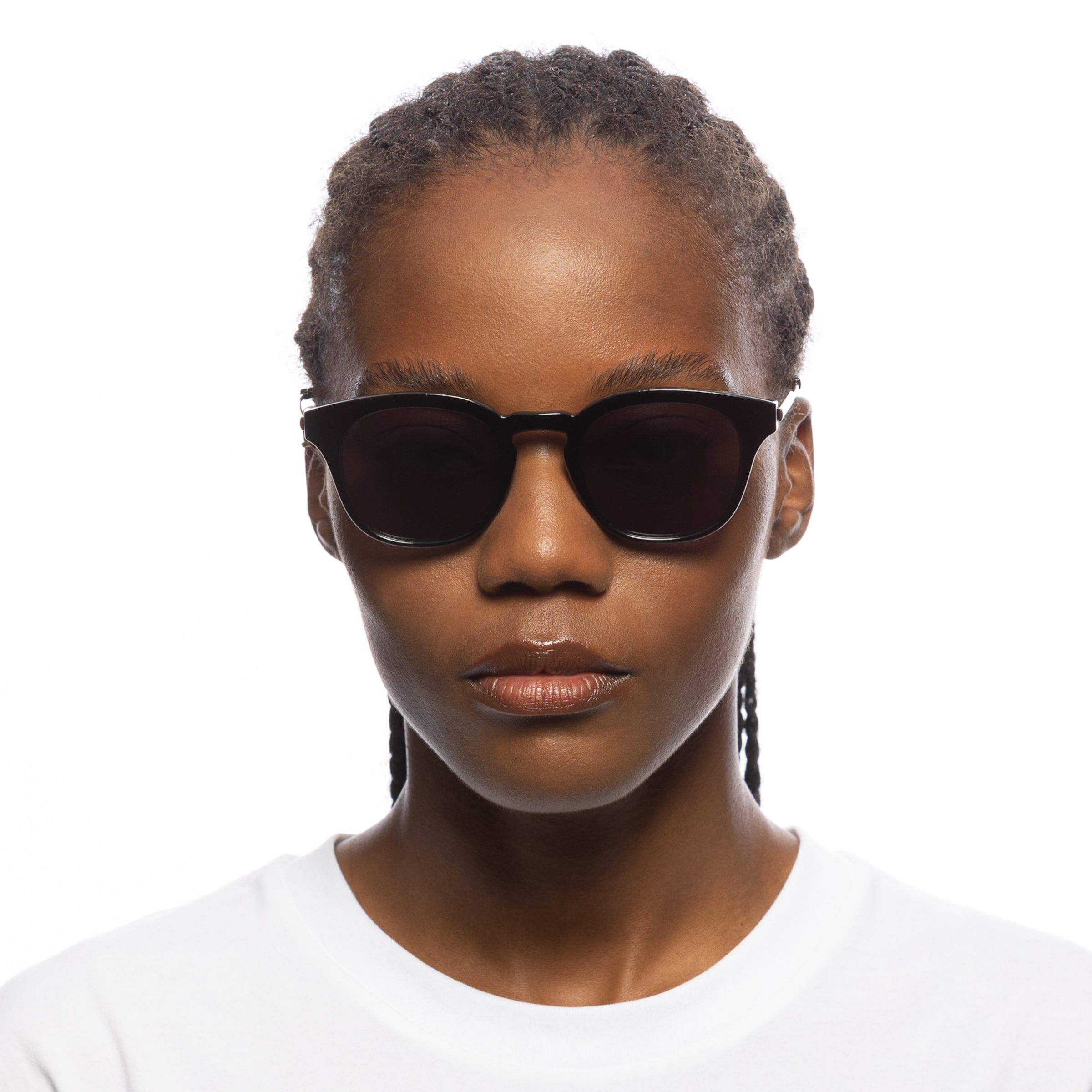 LE SPECS Солнцезащитные очки 'Trasher' в Черный: спереди