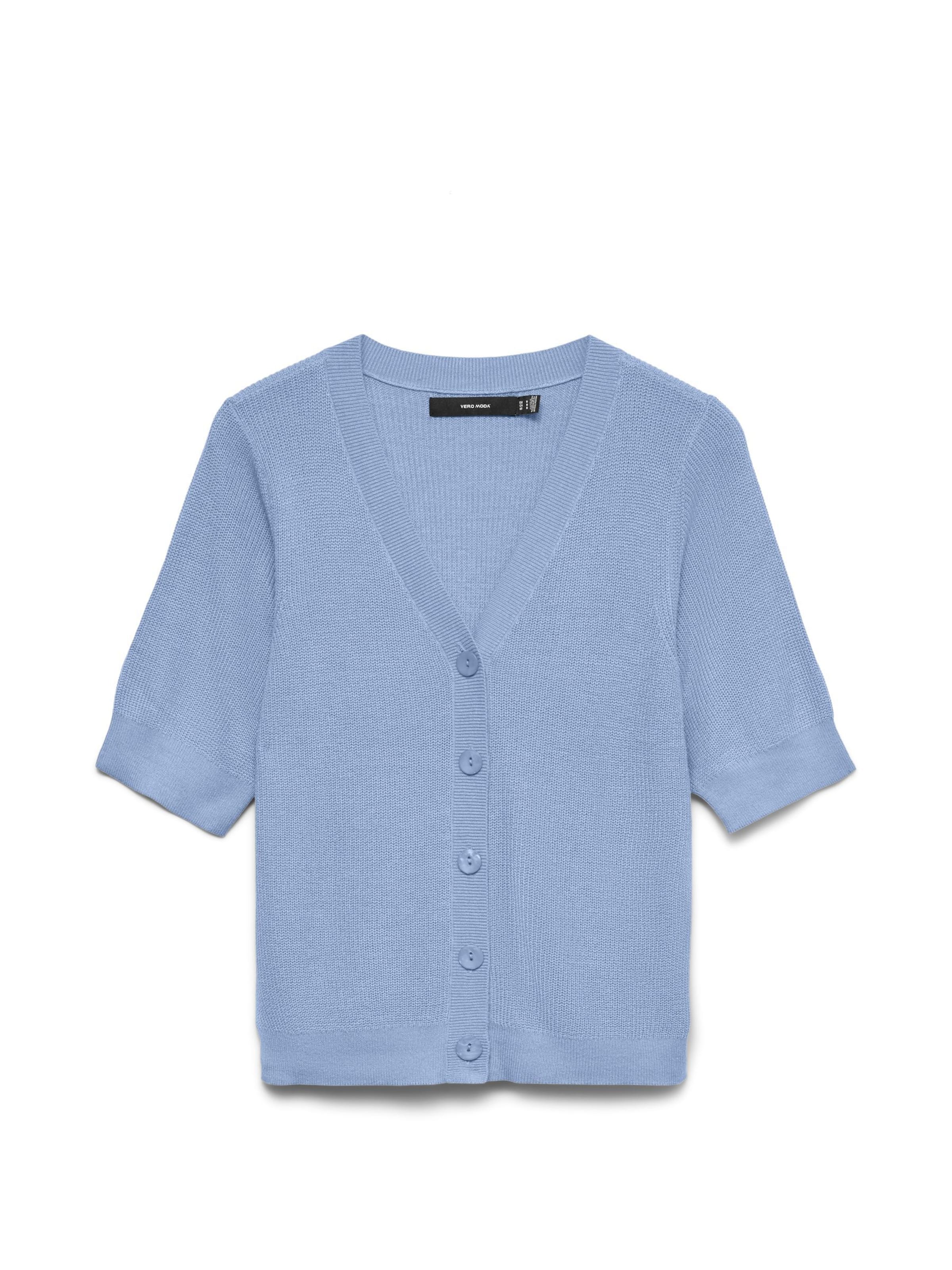 Cardigan 'VMNewflex' VERO MODA en bleu : devant