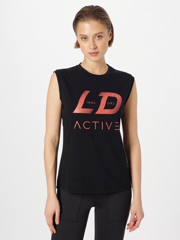 LingaDore Top in Schwarz: Vorderseite