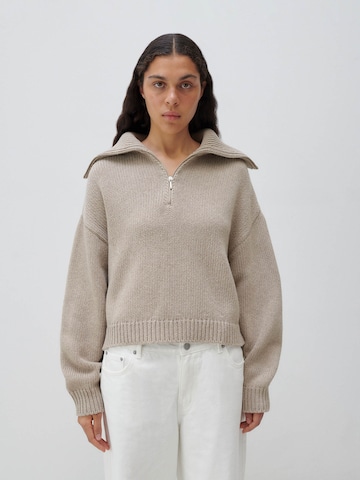 ABOUT YOU x Marie von Behrens Sweater 'Valentina' in Beige: front