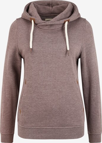 Oxmo Sweatshirt 'Vicky Hood' in Brown: front