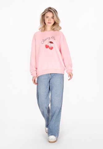 Sweat-shirt 'Comfy' MYMO en rose