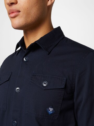 mėlyna Barbour Beacon Standartinis modelis Marškiniai