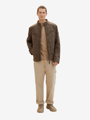 TOM TAILOR Between-Season Jacket in Brown