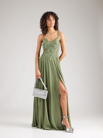 žalia LUXUAR Vakarinė suknelė: priekis
