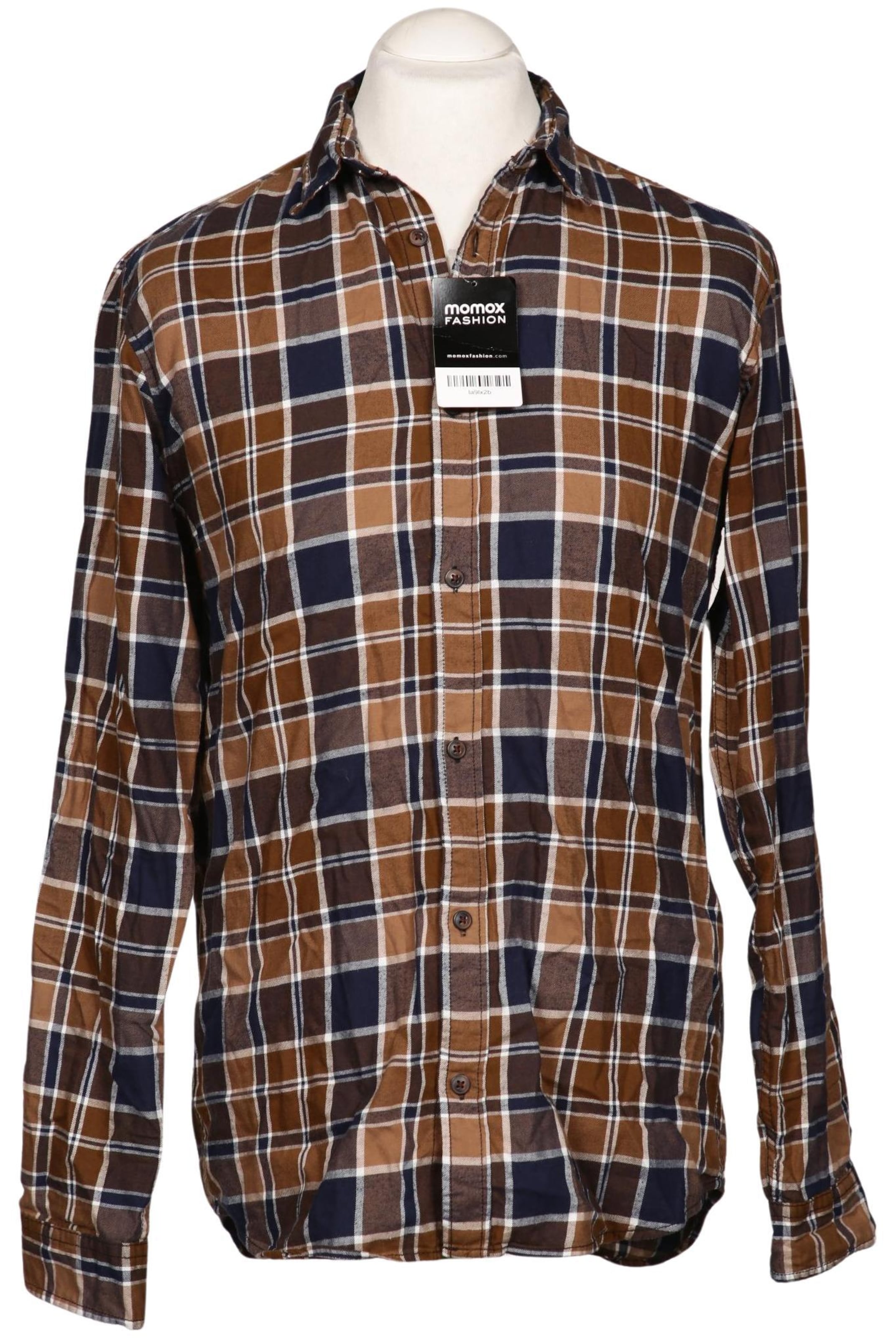 JACK & JONES Button Up Shirt in M in Brown: front