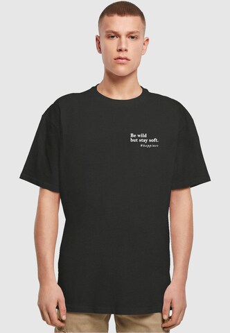 Merchcode Shirt 'Happines' in Schwarz: predná strana