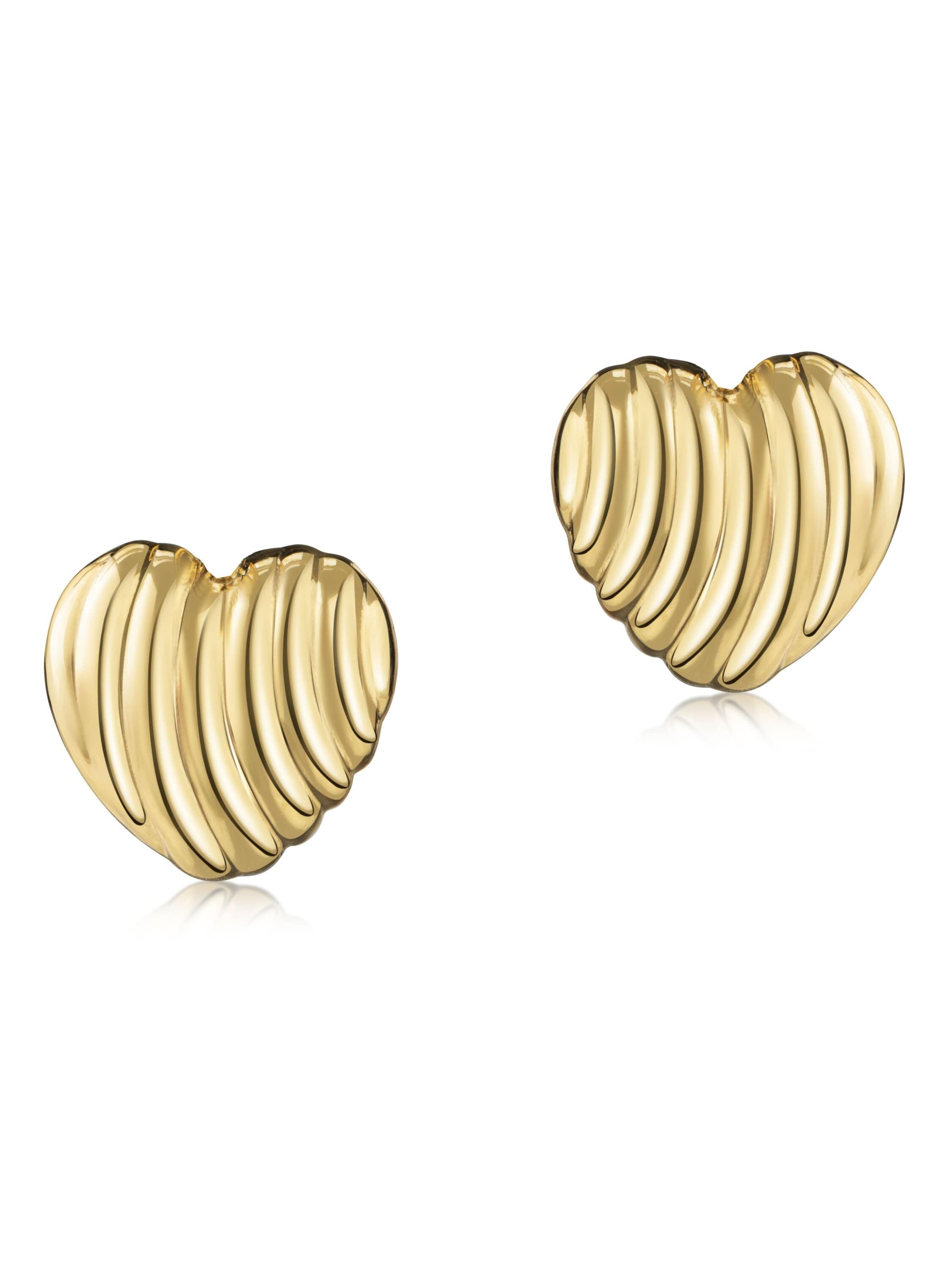 CELESTA Ohrringe in Gelb: Vorderseite