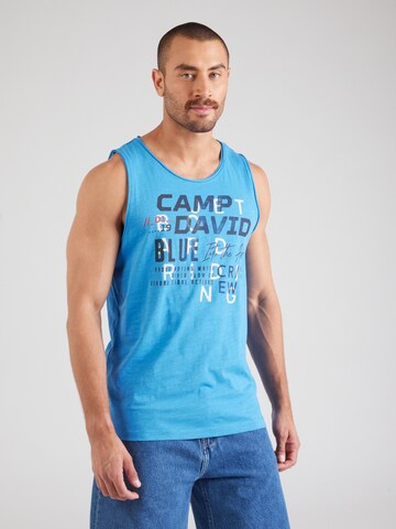 CAMP DAVID Shirt in Blauw: voorkant