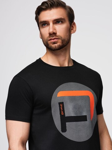 Ombre Shirt in Zwart
