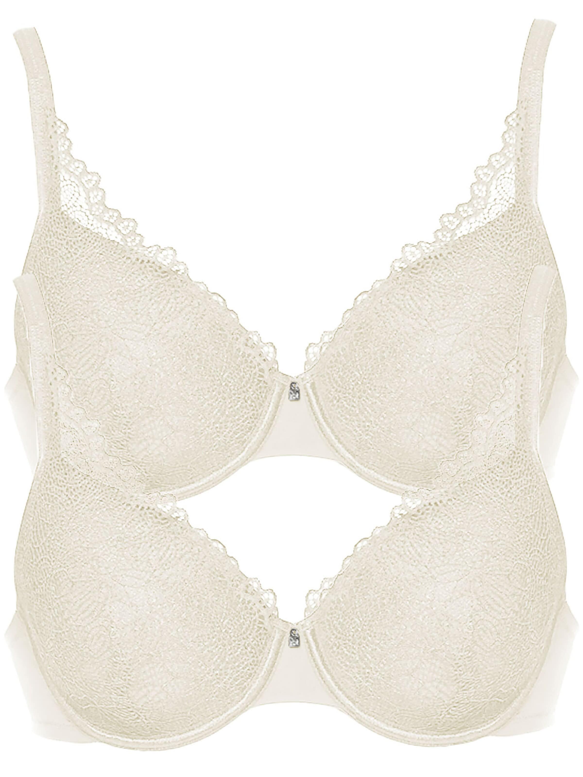 VIANIA Bra 'Leni' in Beige: front