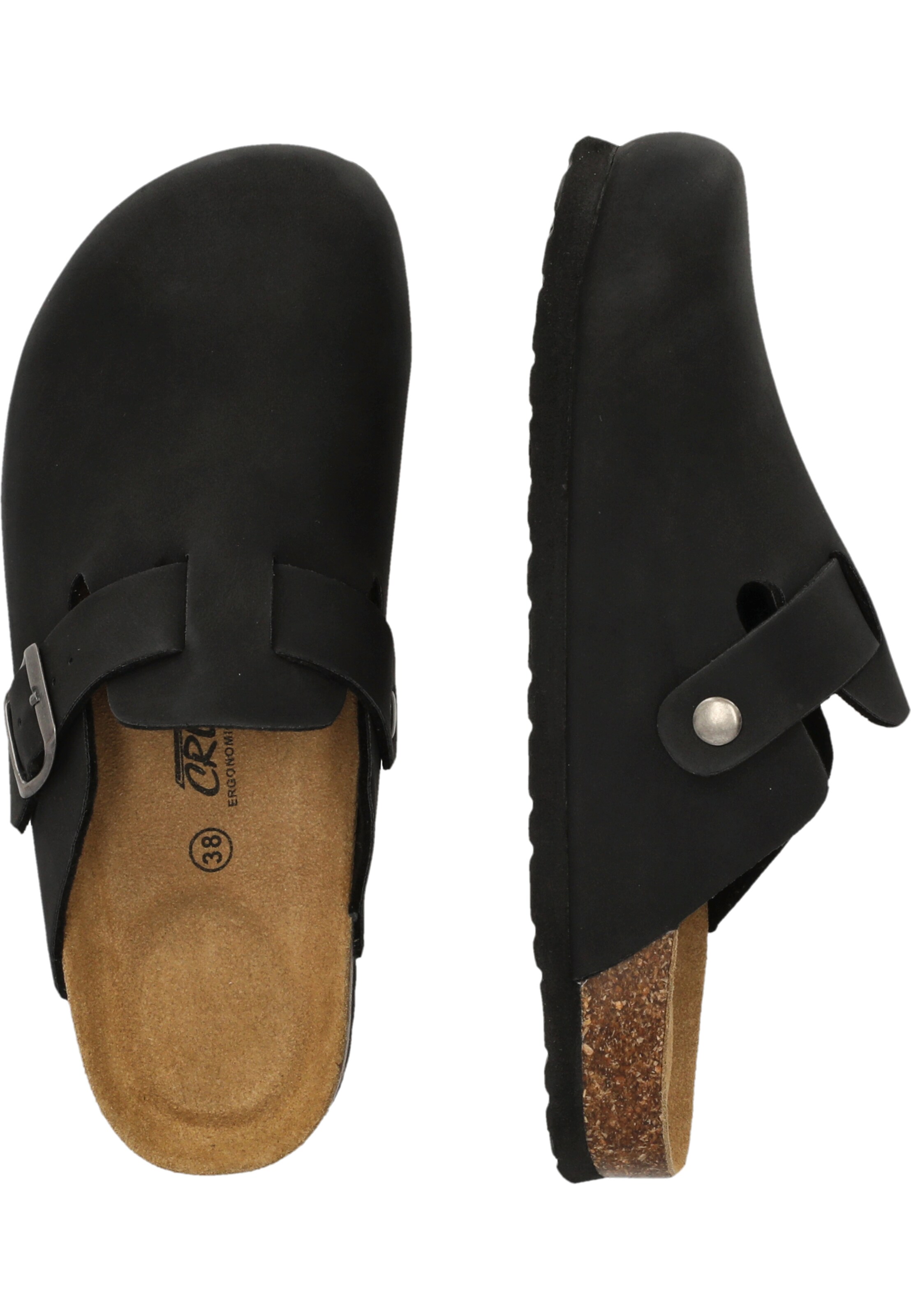 Cruz Slipper 'Bateia' in Black