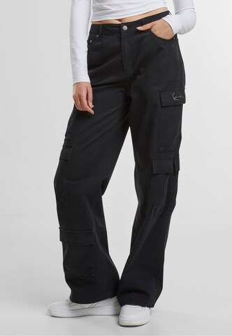 Loosefit Pantaloni cargo di Karl Kani in nero: frontale