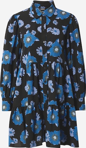 Robe-chemise Monki en bleu : devant